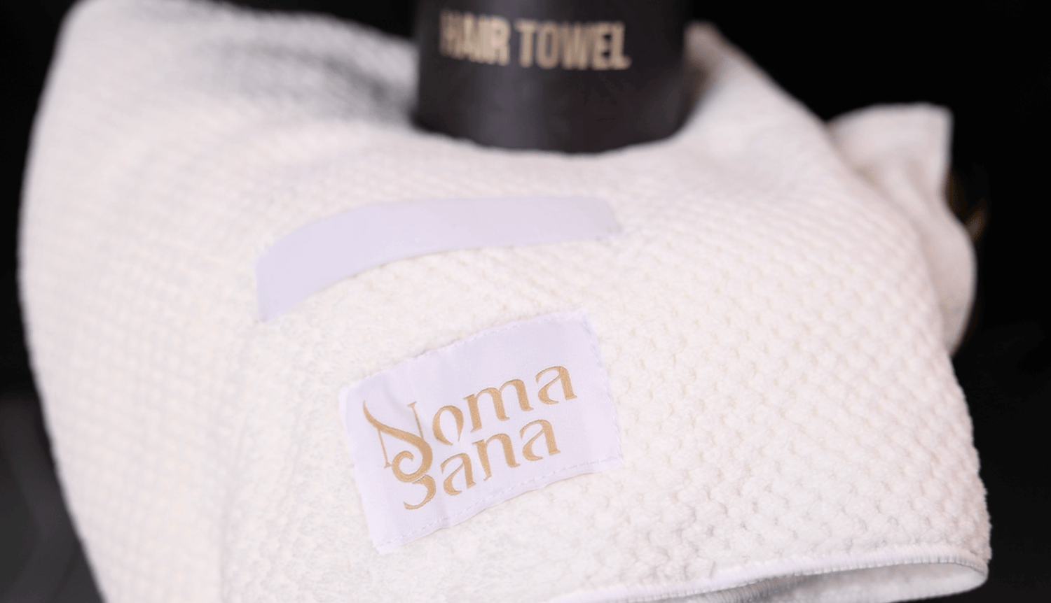 Noma Sana Magic Dry Hair Towel with Label