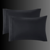 Sleep Beautiful Silk Pillowcase Set- BLACK